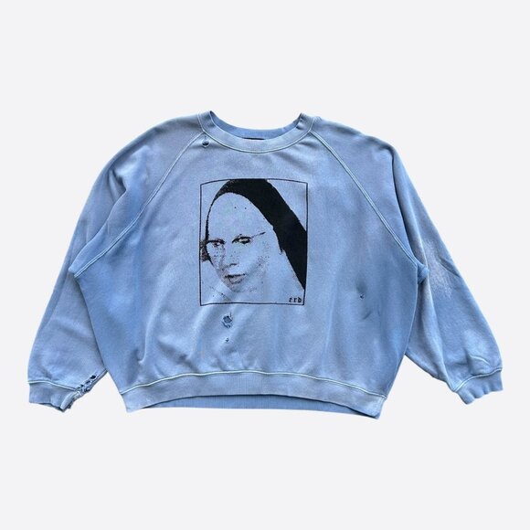Enfants Riches Deprimes Blue Singing Nun Sweater - Picture 1 of 5
